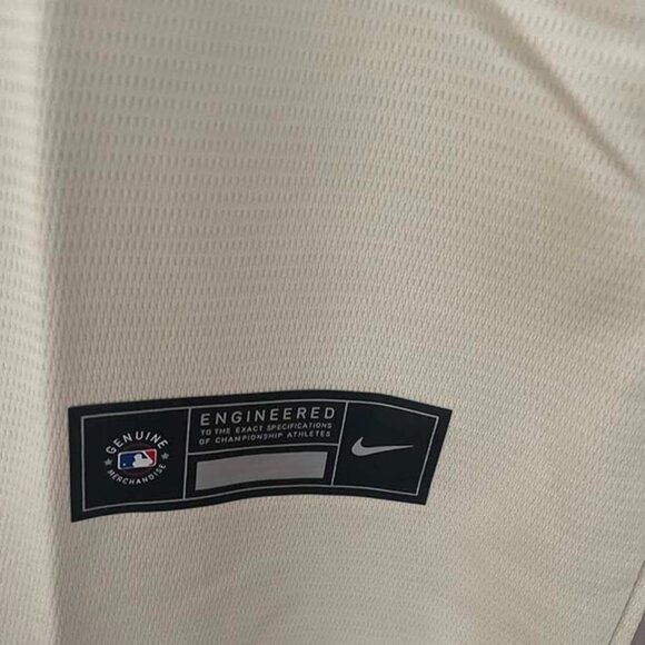 Mens Buster Posey #28 Cream San Francisco Giants Big & Tall Jersey - Picture 2 of 6